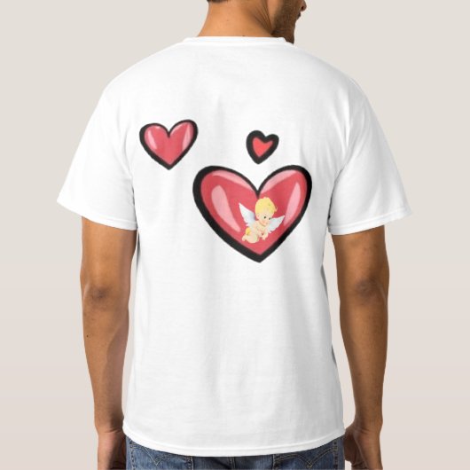 My Valentine calls me Papa Tシャツ (裏面)