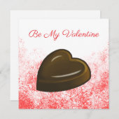 My Valentine Chocolate Heart シーズンカード (正面/裏面)