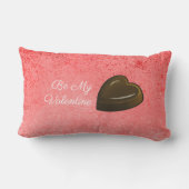 My Valentine Chocolate Heart ランバークッション (裏面)