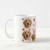 My Valentine Dog | Personalized Pet Photo コーヒーマグカップ (左)