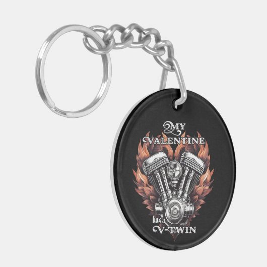 My Valentine has a V-Twin, Biker キーホルダー (正面左)