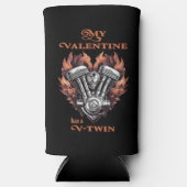 My Valentine has a V-Twin, Biker スリム缶クーラー (正面)