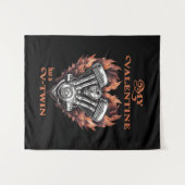 My Valentine has a V-Twin, Biker タペストリー (正面(横))