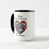 My Valentine has a V-Twin, Biker マグカップ (正面左)