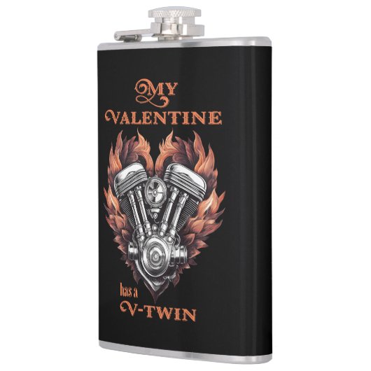 My Valentine has a V-Twin, Biker style フラスク (左)