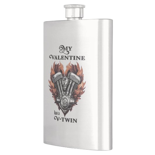 My Valentine has a V-Twin, Biker style フラスク (左)