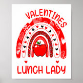 My Valentines Call Me Lunch Lady Rainbow Valentine ポスター (正面)