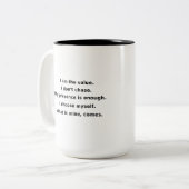 My Value Isn’t Negotiable | Power Self-Love Mug ツートーンマグカップ (正面左)