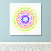 My Violet Love キャンバスプリント (インサイチュ (ウッドフロア))