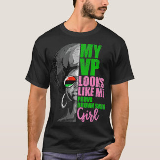 My VP Looks Like Me Pink and Green Kids Premium Tシャツ