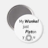 My Wankel ... – ロータリーエンジン マグネット (正面/裏面)