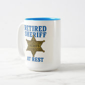 My Watch as Sheriff has ended ツートーンマグカップ (正面左)