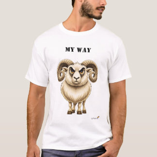 My Way Funny Ram T-Shirt Tシャツ