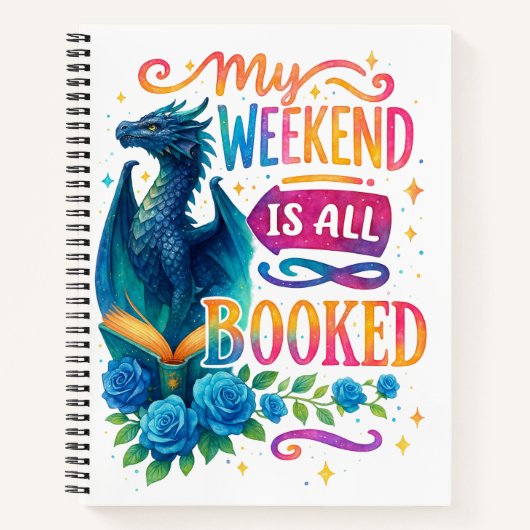 My Weekend Is All Booked  ノートブック (正面)