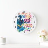 My Weekend Is All Booked  ラージ壁時計 (ホーム)
