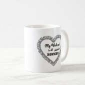 My weekend is all booked lustiges Zitat コーヒーマグカップ (正面右)