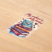 My weekend is fully booked アクリル招待状 (レイダウン)