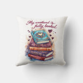 My weekend is fully booked クッション (裏面)