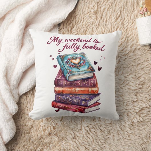 My weekend is fully booked クッション (ブランケット)