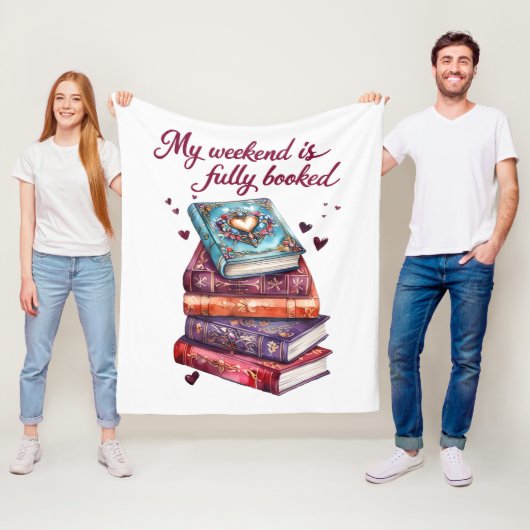 My weekend is fully booked フリースブランケット (インサイチュ)