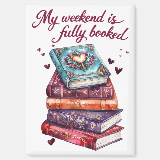 My weekend is fully booked マグネット (正面)