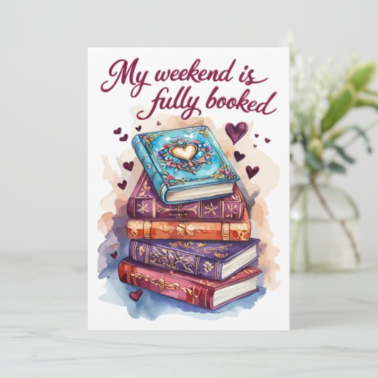 My weekend is fully booked 招待状 (スタンド正面)