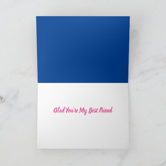 My Weenies Love Blue Matching Envelopes カード (内部)