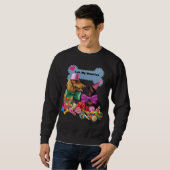 My WeeniesLove Black Sweatshirt Men/Women スウェットシャツ (正面フル)
