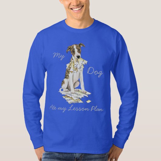My Whipet 食べ My Lesson Plan Tシャツ (正面)