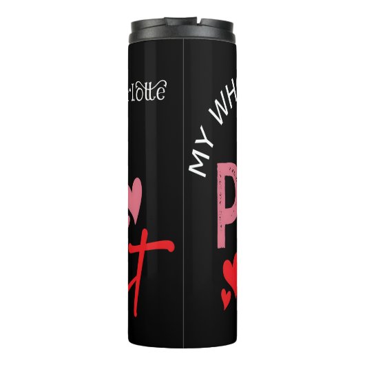 My Whole Life Is A Prayer Request タンブラー (裏面)