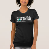 My Wife Is A Warrior Cervical Cancer Awareness Sup Tシャツ (正面)