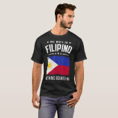 My Wife Is Filipino Nothing Scares Me Philippines Tシャツ (正面フル)