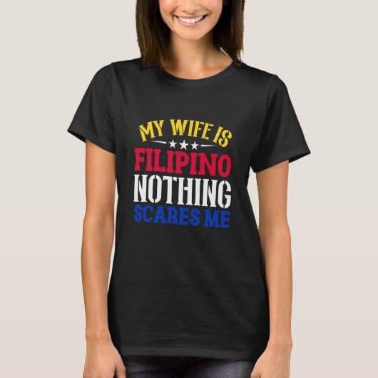 My Wife Is Filipino Republic Of The Philippines Ro Tシャツ (正面)