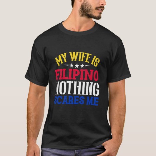 My Wife Is Filipino Republic Of The Philippines Ro Tシャツ (正面)