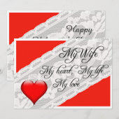 My wife, My heart, My life, My love シーズンカード (正面/裏面)