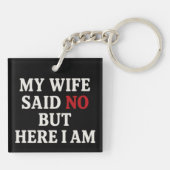 My Wife Said No キーホルダー (裏面)