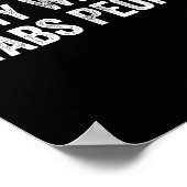 My Wife Stabs People Funny Wife Quote  ポスター (角)