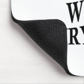 My Wife Will Bury You Funny Husband Sarcastic Sayi マウスパッド (コーナー)
