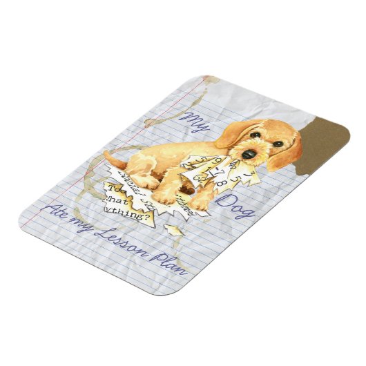 My Wirefold Dachshand 食べ My Lesson Plan マグネット (左側)