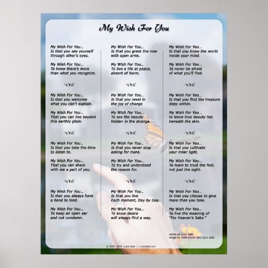 My Wish For You (New Version)ポスター ポスター (正面)