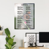 My Wish For You Poster (オリジナル版) ポスター (ホームオフィス)