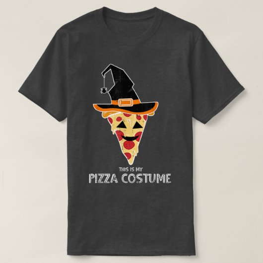 My Witch Pizza Costume Easy Italian Food Halloween Tシャツ (デザイン正面)