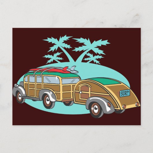 My WoodyでCAmping ポストカード (正面)