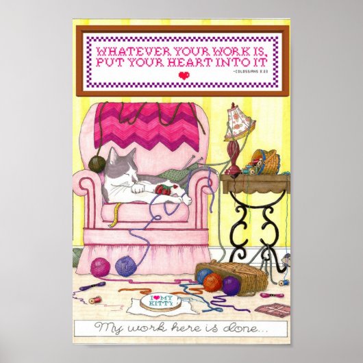 My Work Here is Done Poster ポスター (正面)