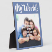 "My World" – 家族の写真 フォトプラーク (側面)