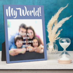 "My World" – 家族の写真 フォトプラーク