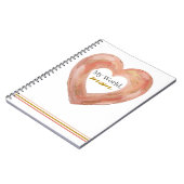 My World Mom Painted Heart ノートブック (左側)