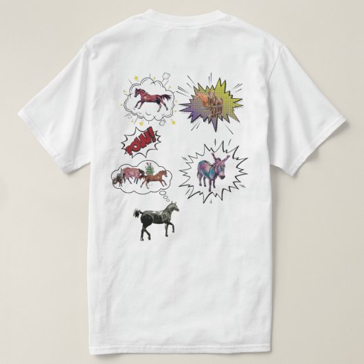 my you tube漫画デザイン tシャツ (デザイン裏面)