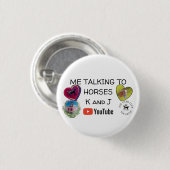 MY YOU TUBE MERCH 缶バッジ (正面&裏面)