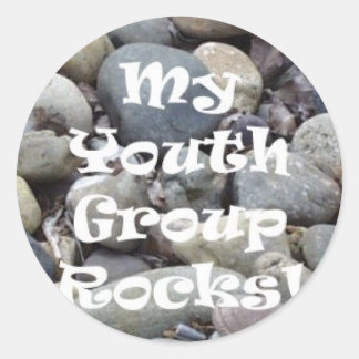 My Youth Group Rocksスタンプ ラウンドシール